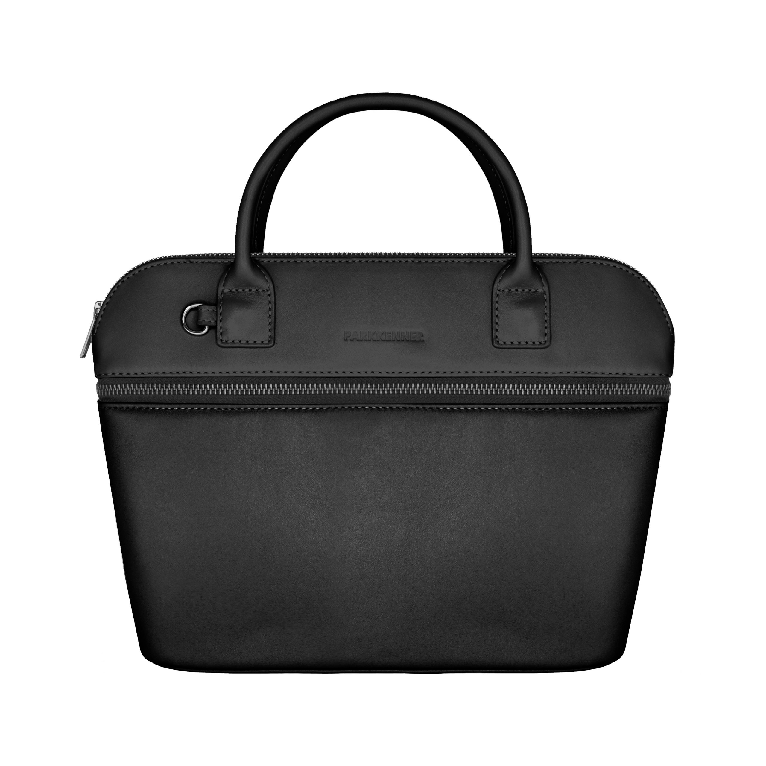 Medium Classic Tote - Black Leather